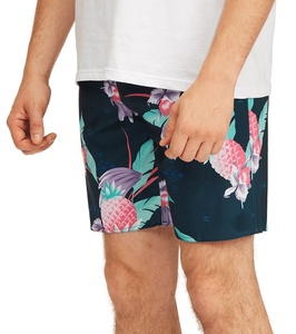 OEM Custom Design <b>Men's</b> Beach Board <b>Shorts</b> 100% Polyester Sublimated Solid Pattern Factory Direct XS Back Pocket Swimwear Trunks - Product Image 1