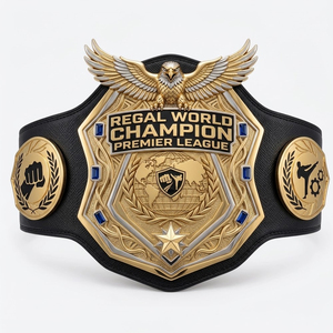 Cinturón de Campeón Premium Personalizado, Precio de Fábrica OEM ODM, Acabado de Alta Calidad, Diseño Duradero para Eventos Deportivos - Product Image 1