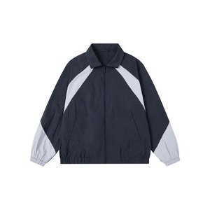 Veste coupe-vent épaisse unisexe, vêtements de sport personnalisés, imperméable, respirant, écologique, vêtements d'hiver actifs, nylon, couleur contrastée - Product Image 3