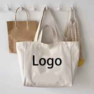 Eco Canvas Tote <b>Bag</b> for <b>Book</b> Carrying with Custom Logo & Size suitable for Shopping & Carriage - Product Image 1