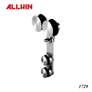 Rodillo Individual Moderno de Acero Inoxidable para Sistema de Puertas Corredizas de Vidrio para Hoteles, Bajo Ruido y Duradero - Product Image 6