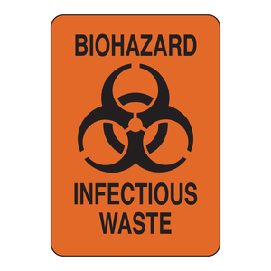 Panneau PVC imprimé UV Brady pour déchets biologiques dangereux et infectieux, pour laboratoires et zones médicales - Product Image 3