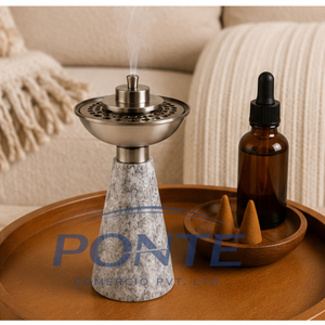 Quemador de Incienso Árabe de Metal, Estilo Vintage con Acabado Plateado, para Oud e Incienso, Regalo Premium para Ramadán y Eid, Precio de Fábrica - Product Image 4