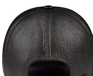 Casquette Trucker en Cuir avec Dos en Maille, Fermeture Snap Réglable, Visière Courbée, Chapeau Décontracté d'Été Unisexe, Personnalisable, Vente en Gros - Product Image 3
