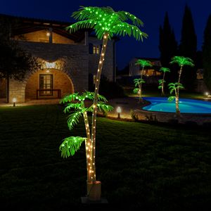 7FT Solar Palm Glow Patio Decor Garden <b>Lights</b> Collection - Product Image 1