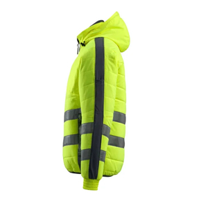 Chaquetas de seguridad reflectantes de alta visibilidad para trabajo en exteriores, impermeables, de tejido suave, para hombres adultos. - Product Image 6