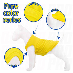 Camisetas para Perros, Suaves y Lisas, para Cachorros y Perros Pequeños, Ropa de Verano para Mascotas en Colores Sólidos: Gris, Verde, Naranja, Azul Marino - Product Image 4