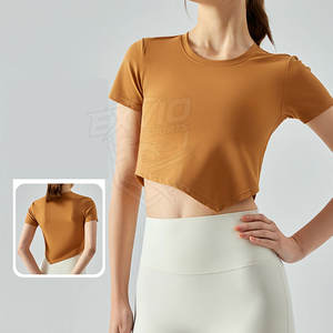 Nouveaux t-shirts courts tendance, impression personnalisée du logo, coton/polyester, t-shirts courts pour femmes, vente en ligne - Product Image 5