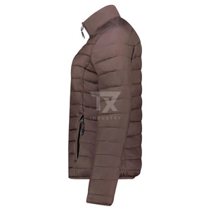 Chaqueta Acolchada de Lona para Mujer, Transpirable, Impermeable, de la Mejor Calidad, con Diseño de Logotipo Personalizado, Servicio OEM - Product Image 2