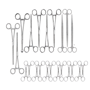 Kit de Disección Veterinaria de Lujo de 47 Piezas, Juego de Instrumentos Quirúrgicos de Acero Inoxidable Alemán con Bandeja y Tazón - Product Image 3