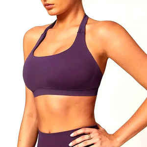 Sujetador Deportivo Transpirable, Ropa Deportiva de Alto Impacto para Gimnasio y Yoga, Algodón Sin Costuras, Cómodo, Tipo Pullover - Product Image 3