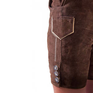 Suministro al por Mayor de Lederhosen Bávaros para Hombre, Pantalones Cortos de Cuero Tradicionales Alemanes para el Oktoberfest - Product Image 6