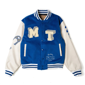 Factory Made Hot Selling Premium Quality Canvas Customizable Trending Design Winter Low Prices College Baseball Varsity Jackets - Product Image 1