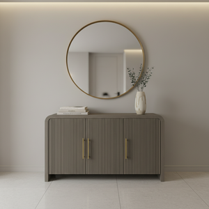 3 Doors Sideboard Coffee <b>Table</b> for Living Room Living Room Furniture <b>Table</b> Indoor Home Furniture Wood Furniture Wholesale Custom - Product Image 3