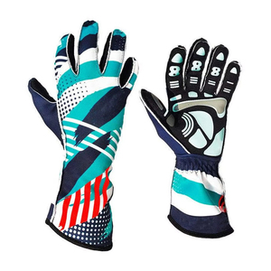 Custom Design Breathable <b>Long</b> Finger Anti <b>Slip</b> Professional Kart Racing Sport Gloves Anti <b>Slip</b> Car Driving Gloves Custom Logo - Product Image 4