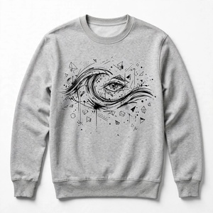 Sweat-shirt à col rond en molleton épais, imprimé graphique personnalisé, style streetwear, pull décontracté pour homme, vêtements chauds d'hiver - Product Image 1