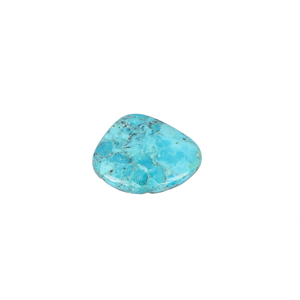 Pierre précieuse naturelle turquoise d'Arizona américaine, cabochon, 42,0 carats, 33x26 mm, pour la fabrication de bijoux - Product Image 1