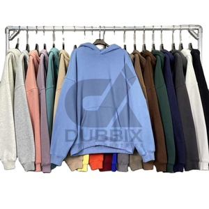 เสื้อฮู้ดผู้ชายใส่ได้ทั้งชายและหญิงเสื้อฮู้ดแบบสวมหัวเสื้อฮู้ดแบบกำหนดเองไหล่ตก - Product Image 1