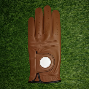 Guante de Golf DARIB IMPEX de Cuero Genuino Marrón, Transpirable, para Mano Derecha, Unisex, Modelo Deportivo GEF024011, con Relieve - Product Image 2