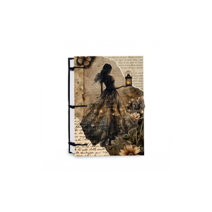 <b>A5</b> Handmade Paper Journal 100 Pages | Premium Eco Friendly <b>Notebook</b> | Elegant Fantasy Night Theme Hard Cover Diary Sketchbook - Product Image 3