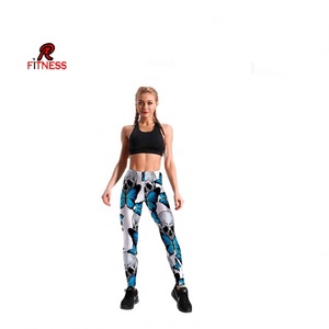 Pantalones de Yoga para Mujer a Precio Razonable, Leggings Deportivos de Cintura Alta con Estampado por Sublimación, Diseño de Logotipo en Relieve, Mallas Deportivas para Mujer - Product Image 6