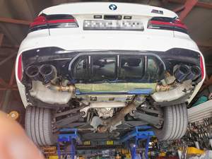 Sistema de escape con válvulas Axle-back para BMW G30 520i, tipo abrazadera, kit de montaje con tornillos / fabricado en Corea, alto rendimiento - Product Image 6