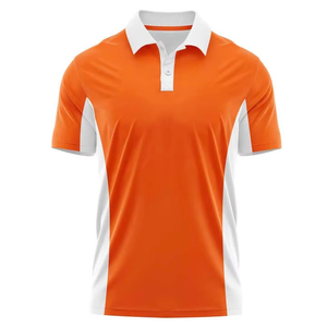Camisa de Golf de Diseñador de Marca de Lujo, 100% Algodón Tejido, Anti-Pilling, Transpirable, Manga Corta, Rendimiento Deportivo de Verano para Hombre - Product Image 6