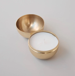 Plato portavelas de latón para bodas, eventos festivos, templos, soporte de vela con acabado metálico liso para decoración del hogar y mesa. - Product Image 5