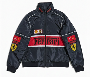 Traje de Carreras F1 Ferrier A169 Bordado Casual de Manga Larga para Ciclistas y Motociclistas para Motociclismo y Automovilismo - Product Image 1