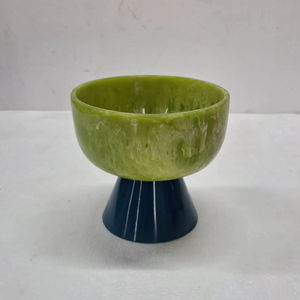 งานศิลปะเรซิ่น แจกันผลไม้ทำมือ ของตกแต่งโต๊ะ งานแฮนด์เมด สินค้าใหม่ ขายดี ทนทาน - Product Image 1