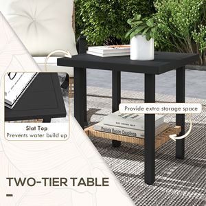 Set Bistrot 3 Pezzi con Cuscini Trapuntati, Mobili da Giardino in Vimini, Include Sedie a Dondolo, Tavolino Bianco, Collezione in Rattan - Product Image 5