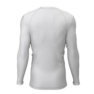 เสื้อยืดออกกำลังกายผู้ชายแบบรัดรูป-ดีไซน์เรียบง่าย สวมใส่สบาย ระบายอากาศได้ดี แห้งเร็ว ผลิตจากผ้าสแปนเด็กซ์/โพลีเอสเตอร์ - Product Image 2