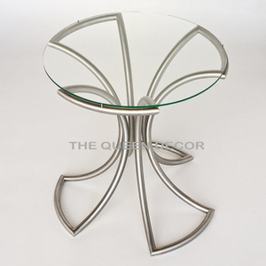 Modern Round Shape Iron Metal Centre Table Gold Finished Accent Table for Living Room or Lounge <b>Space</b> For Home - Product Image 4