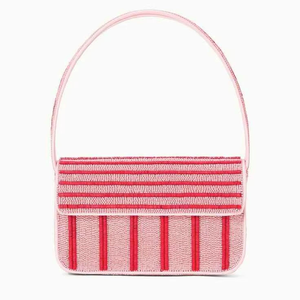 Bolso de mano tipo clutch con cuentas de colores para mujer, elegante, con bordado de cuentas, clásico, de MULTI CRAFT - Product Image 1