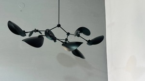 High Standard Quality KHOOSI OVERSEAS CI-01 Modern Black Metal Chandelier Spiral Design <b>Lighting</b> Fixture <b>Ceiling</b> Decorations Low - Product Image 6