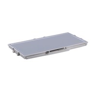 Barbecue au charbon de bois moderne et luxueux, finition chromée, acier inoxydable de haute qualité, portable, pour le camping et le jardin
