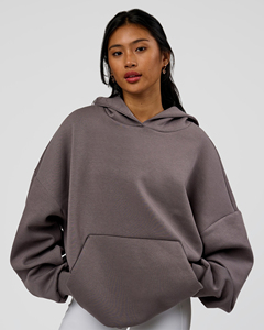 Sudadera con Capucha 100% Algodón Francés, Estilo Básico, Lisa, para Hombre y Mujer - Product Image 3