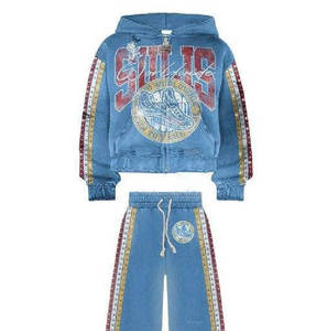 Conjunto Deportivo de Invierno para Hombre, Estilo Casual, Sudadera con Capucha y Pantalones, Ropa Deportiva al Por Mayor, 100% Algodón Transpirable Anti-Pilling - Product Image 6