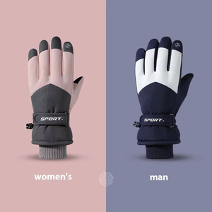 Mitaines et gants de ski personnalisés imperméables, paume en cuir, haute qualité, Pakistan, pour homme, randonnée, sport, ski. - Product Image 2