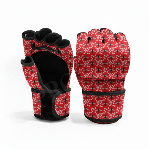 Gants de Sparring MMA à Motif Personnalisé en Cuir PU à Séchage Rapide avec Fermeture à Lacets pour Entraînement et Protection des Mains – Gants de Muay Thai - Product Image 4