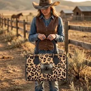 Genuine Leather Shoulder Bag Women <b>Handbag</b> Zipper Purse Portable Daily Travel Bag - Product Image 6