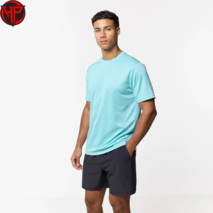 Conjunto de Camiseta y Pantalones Cortos Transpirables para Hombre, Tejido Elástico en Cuatro Direcciones, Ropa Deportiva Activa, Ropa Casual de Verano - Product Image 2