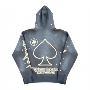 Unique Design Good rate superior quality Hoodie for Men custom screen printed logo sun fade washed hoodie - Product Image 2