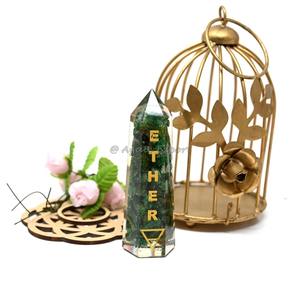 Regalos de cristal curativo Cristales de energía Hermoso Jaspe rojo de orgonita más vendido con símbolo de fuego grabado - Product Image 4