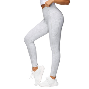 Compre Leggings de Yoga Estampados de Alta Calidad para Mujer, Diseño Sin Costuras con Efecto Push-Up, Leggings de Gimnasio de Cintura Alta con Compresión - Product Image 4