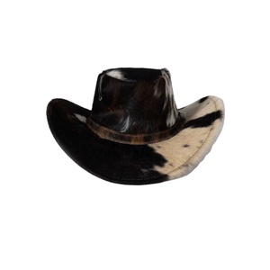 GENERSA SPORTS Chapeau de cowboy noir en polyester unisexe à large bord décontracté pour l'extérieur toutes saisons taille adulte - Product Image 1
