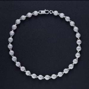 <b>Mens</b> Moissanite Diamond <b>Pendant</b> <b>Necklace</b> <b>Silver</b> Iced Out Hip Hop Jewelry Luxury Custom Jewelry Piece - Product Image 1