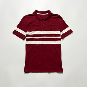 Polo de Hombre de Algodón Piqué Premium de 200 GSM, Rayas Verdes y Azules, Suave y Transpirable, con Logotipo Bordado Personalizado - Product Image 3