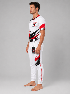 Baseball Uniform Advanced <b>Athletic</b> Sports Kit Lightweight Airflow Fabric Matching Jersey And Pants For Competitive Teams - Product Image 2