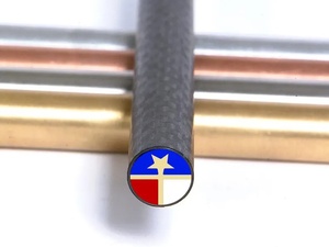 Tubo de mosaico de latón con diseño de estrella cruzada OEM, de grado industrial premium, para mango decorativo hecho a mano, para exteriores - Product Image 1